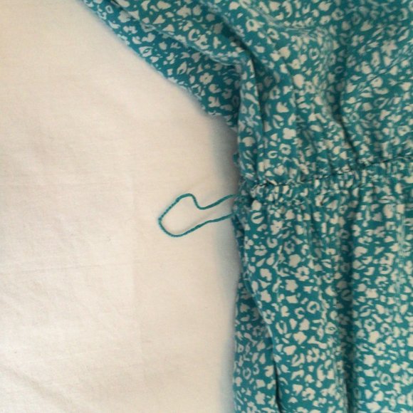 Lorenzo Blue dress with white flowers - Picture 7 of 13